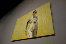 Małgorzata Kaczmarska, Rio II, oil and fabric on canvas, 100x160 cm, 2016